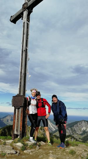 Trio am Gipfel