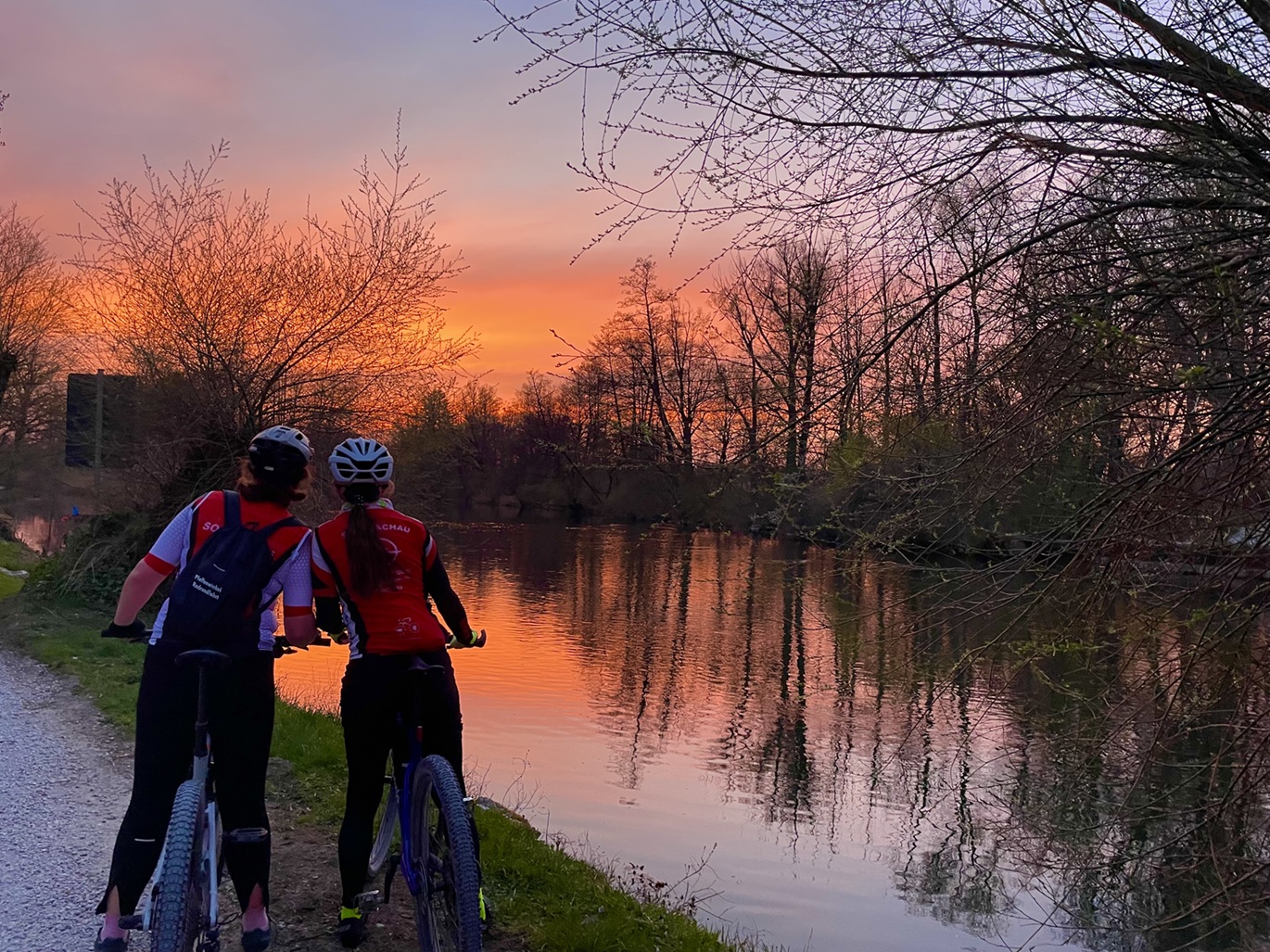 MTB Gravel 20250414 Sonnenuntergang AA