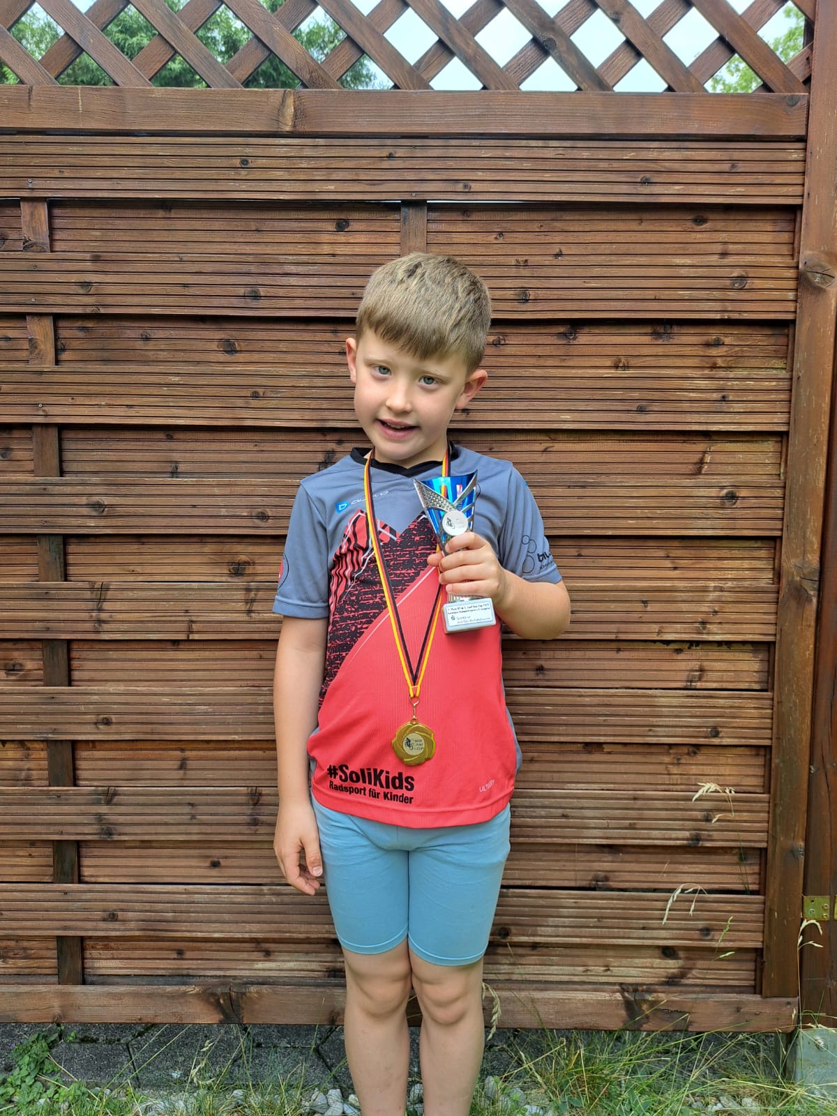 Jonte U7 Isarcup Lenggries Siegermedaille