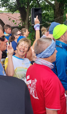 Elke und Robert starten